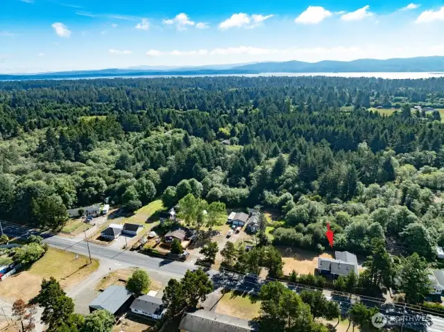 Close to Willapa Bay, just a quick drive away.