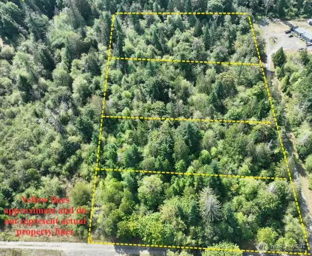 Overview of property with approximate property lines