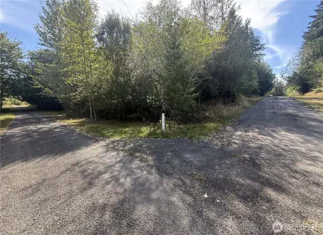 Corner of property off of Eagle Vista and access easment