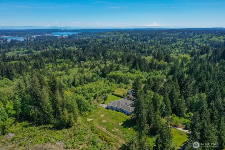You can see the building site - you are in control of the trees in the left center of the photo.