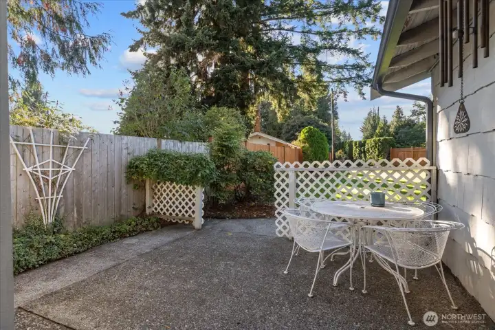 Patio area