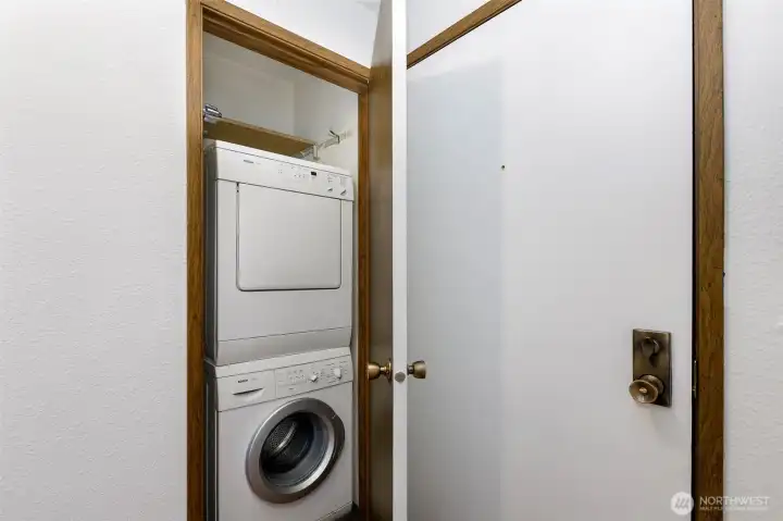 Washer and Dryer inside unit