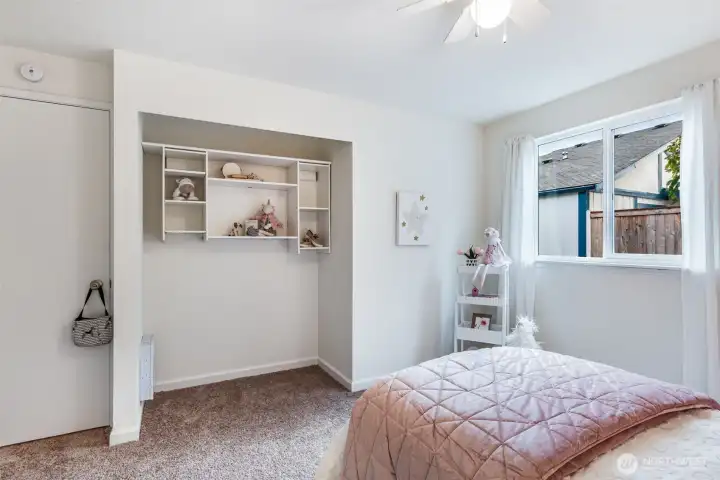 The home's colors are a neutral canvas, waiting for you to make it yours.