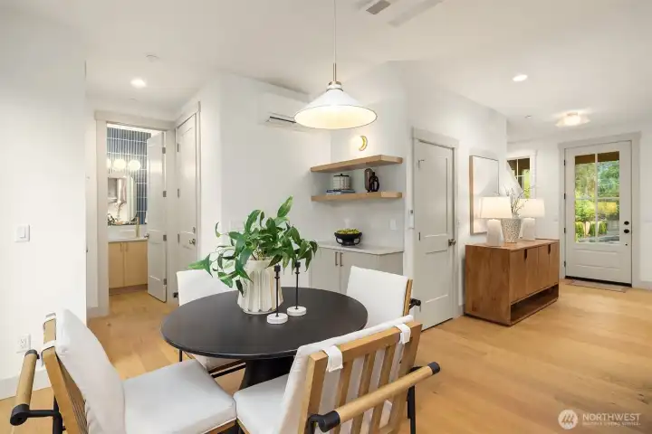 Room for dining table