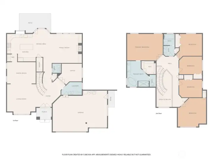 Spacious and open floorplan.