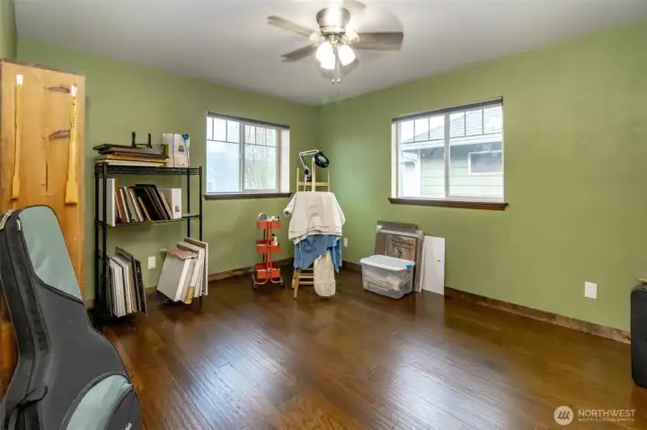 Bedroom top left of landing.