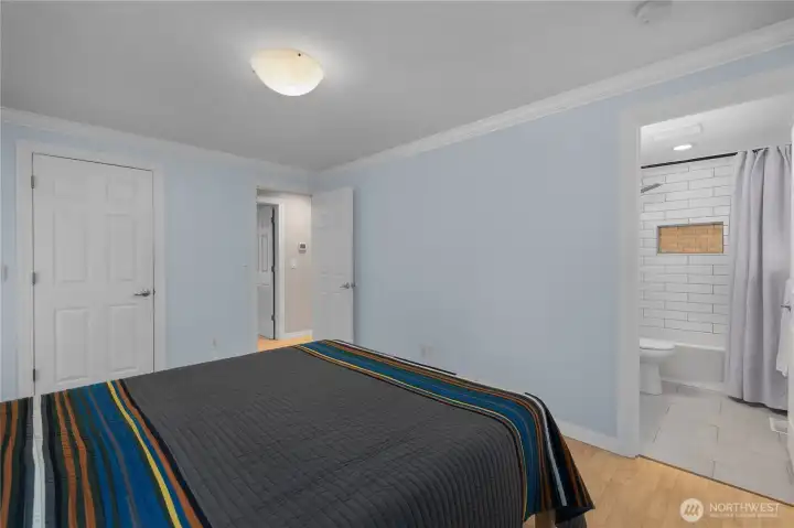 Comfortable primary retreat with a spacious feel and convenient ensuite-style flow.