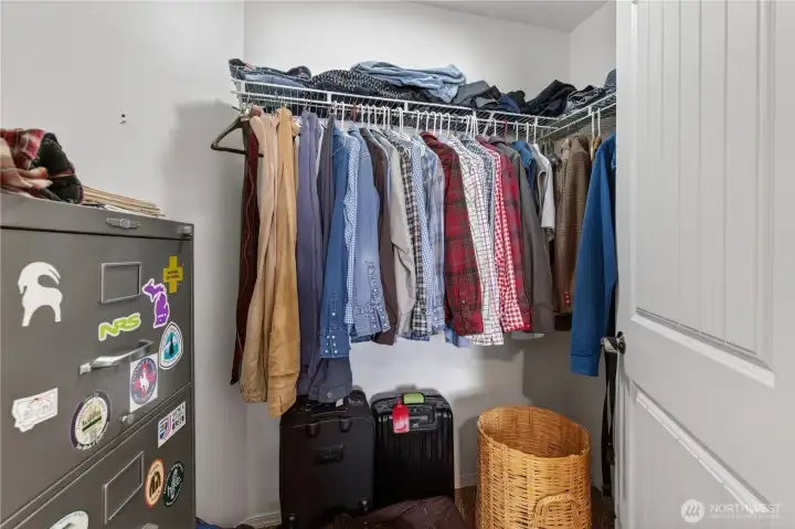Primary walk-in closet