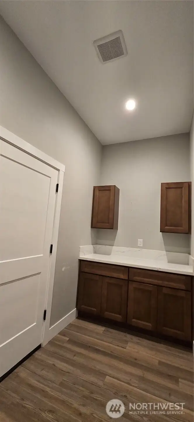 Laundry room off garage entrance