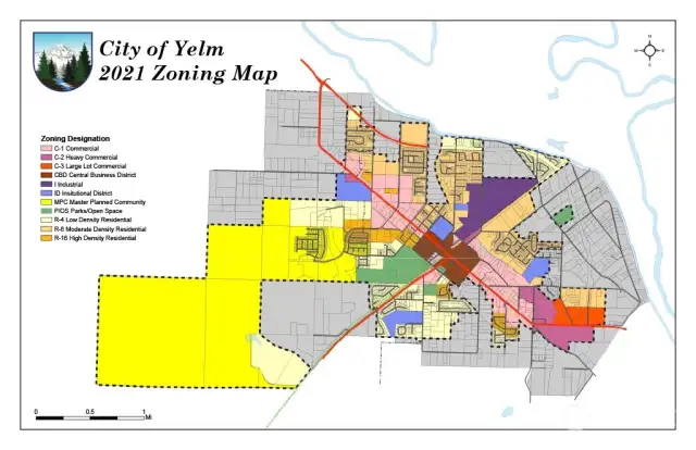 City of Yelm zoning map