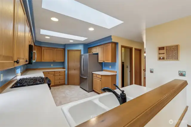 Kitchen sink skylights