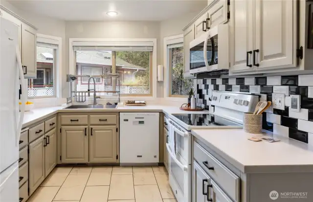 Remodeled kitchen