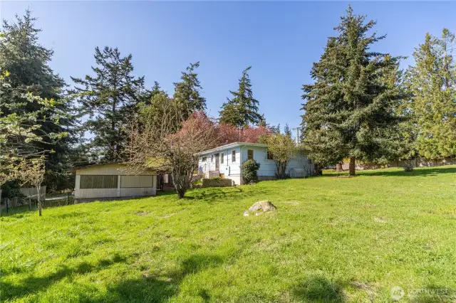 It's the sunniest lot in the area!  Great development opportunity - great spot to imagine a sweet lifestyle.