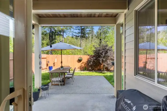 Covered outdoor patio
