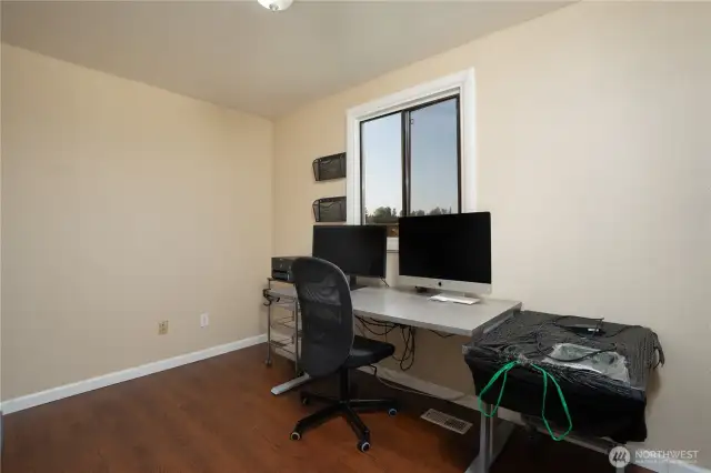 Downstairs room, great for an office or guest suite