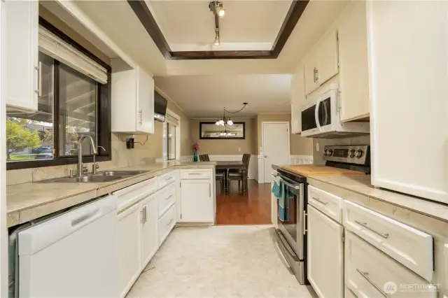 Kitchen off main entrance