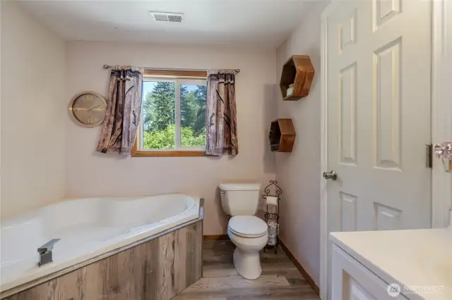 Second story bathroom