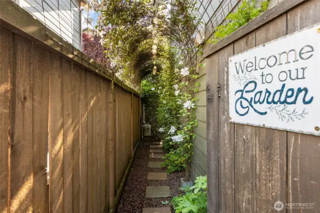 Back Yard Entrance