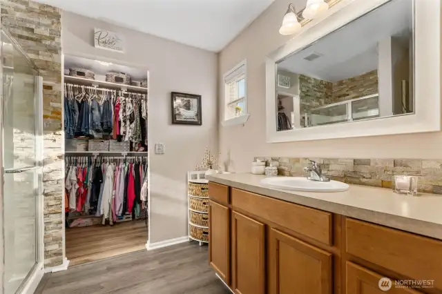 Primary Bathroom / Walk-in Closet