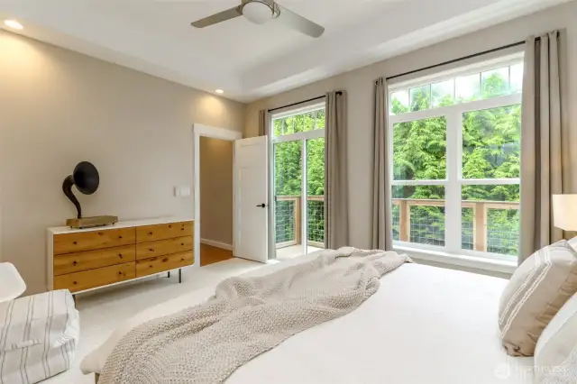 Primary Bedroom - Door to Great Room