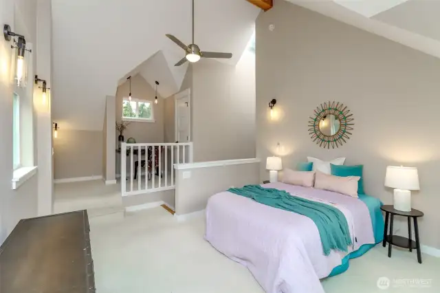 Spacious Guest Bedroom - Upper Level