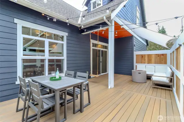 Main Level Deck - Exterior Dining For Relaxing & Entertaining