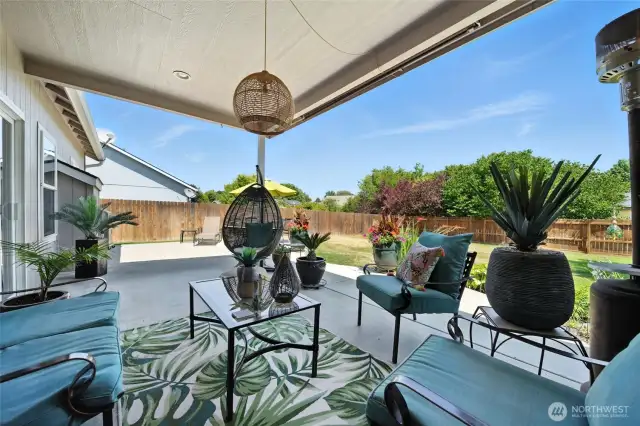 Partially Covered Patio