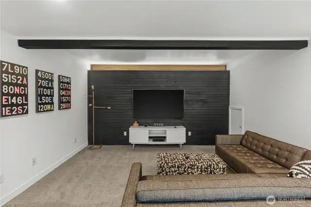 More flex space and second living area.