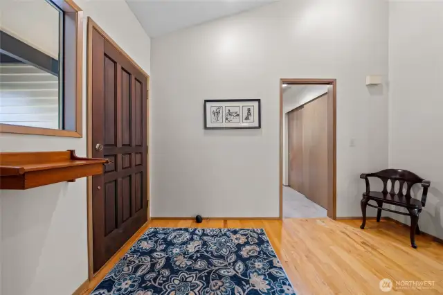 Spacious welcoming entry