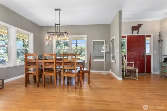 Formal dining room.