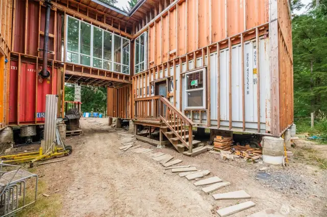 Entrance to Attached "Secondary Suite"