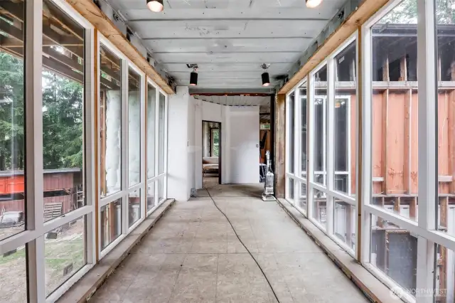 2nd Floor Glass Hallway