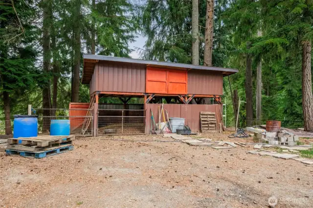 Barn in the backyard for your animals