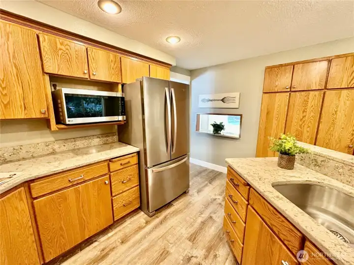 View of pass through to family room.