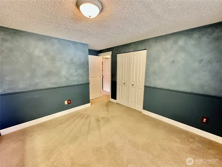 Another view of 3rd bedroom shows closet.