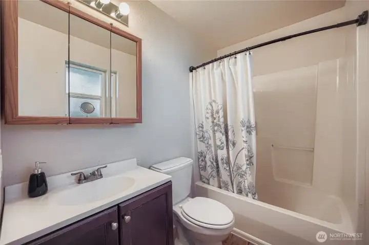 Full bath off the primary bedroom