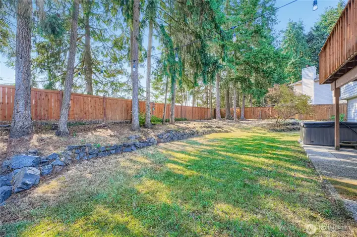 Peaceful back yard!