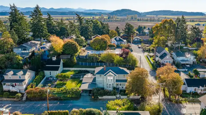 Historic La Conner home on the hill.