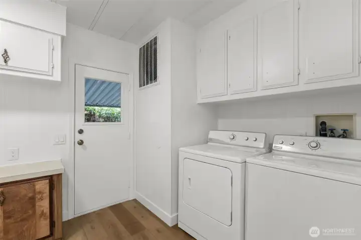 Utility Room Includes Appliances
