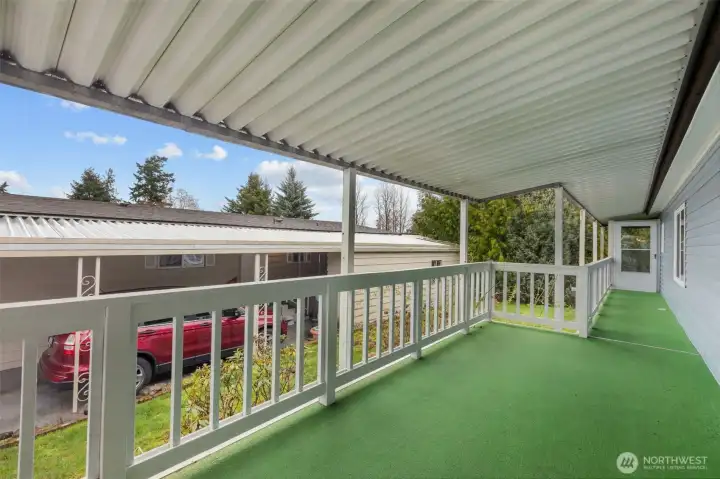 Wrap-around Covered Deck