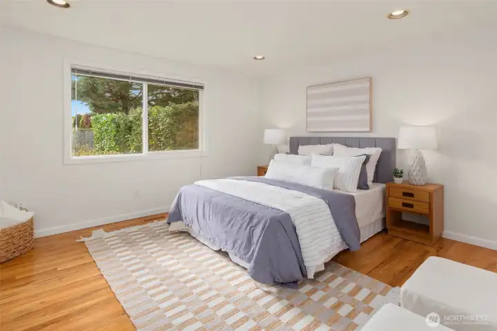Primary bedroom.