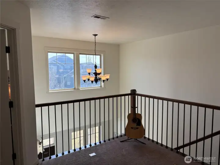 Upstairs landing seating area