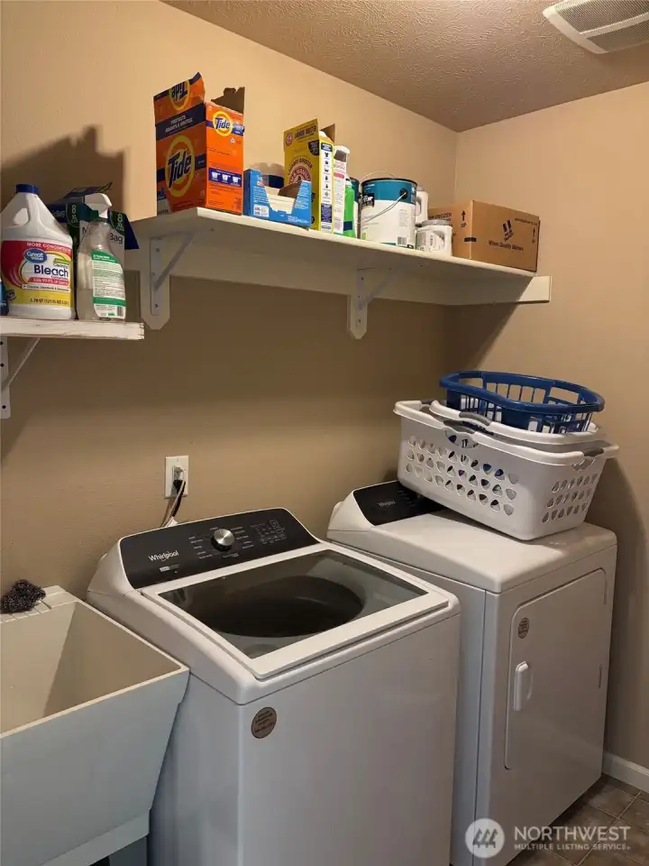 Laundry upstairs