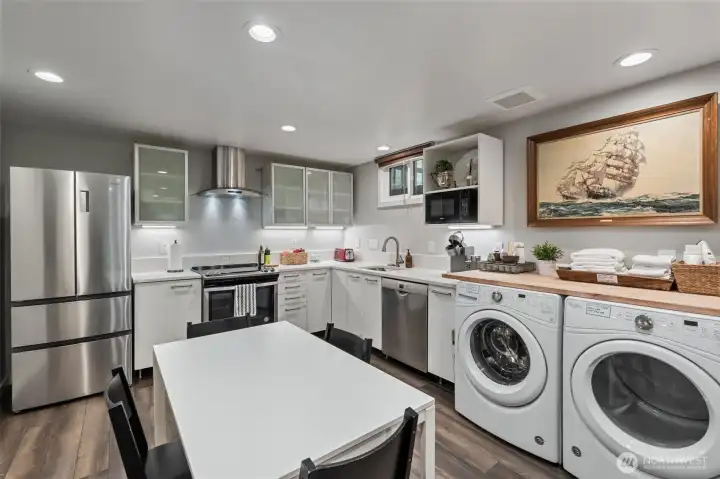 ADU full-sized washer & dryer.