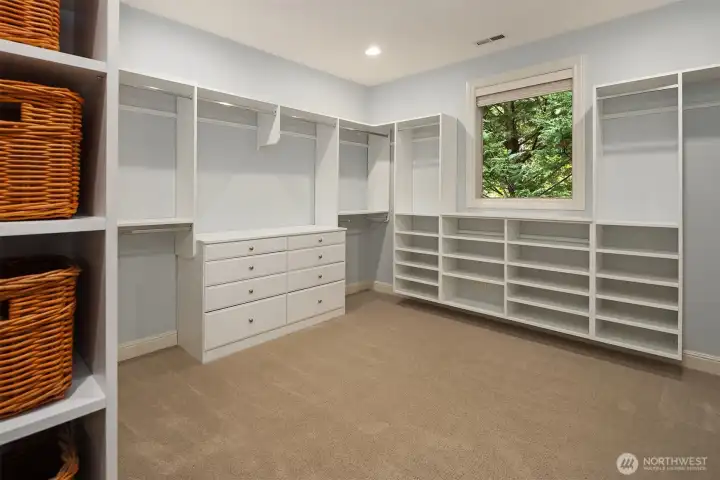 Walk-in Closet in Primary Suite