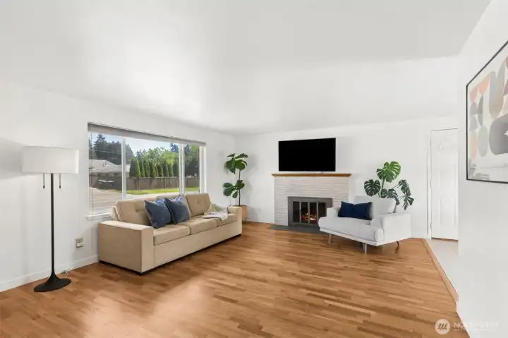This home boasts original wood floors that are in great condition throughout the home!