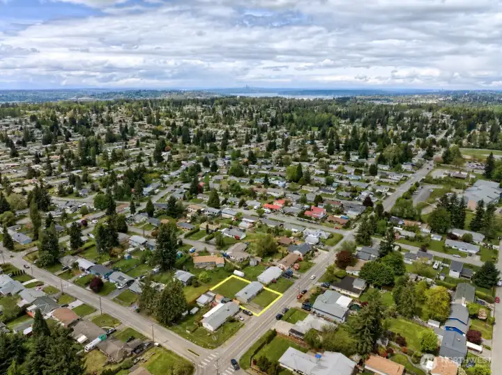 The local neighborhood.
