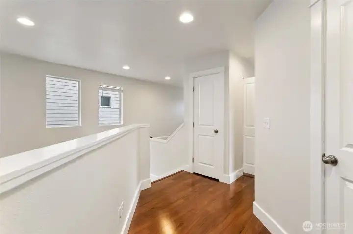 Upstairs hall Upstairs hall