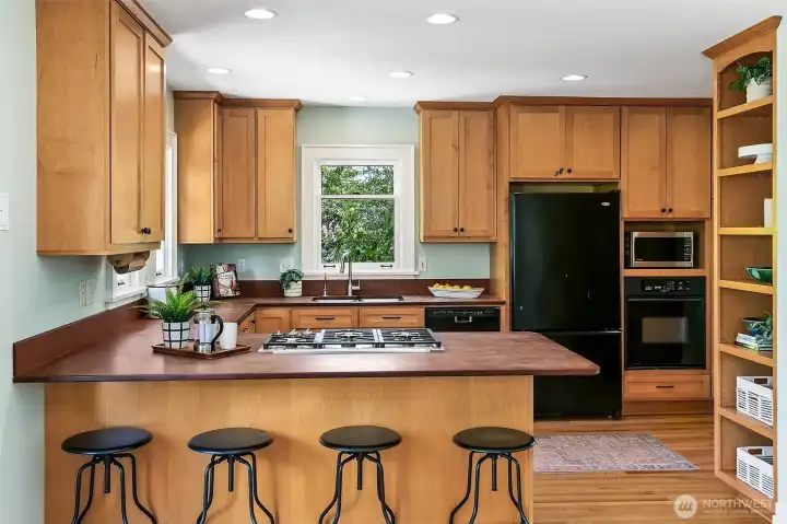 So much space in this large kitchen. So much space in this large kitchen.