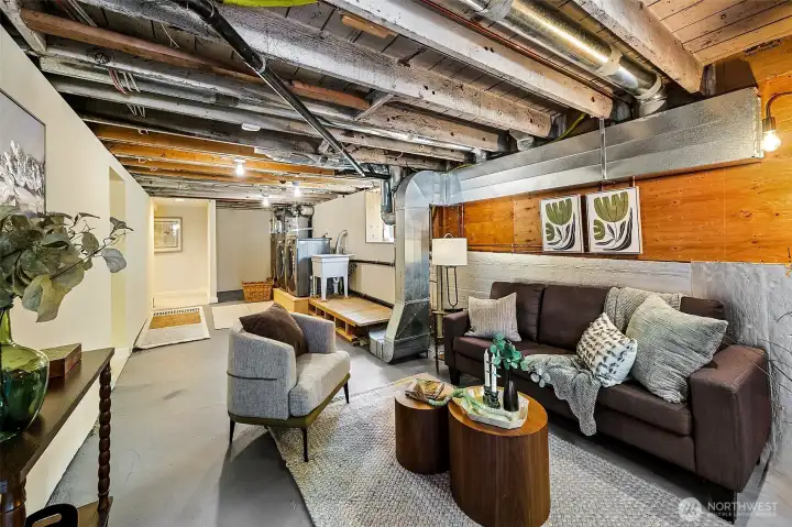 Basement has some unfinished space; great for storage or art, or you can finish to your liking. Basement has some unfinished space; great for storage or art, or you can finish to your liking.